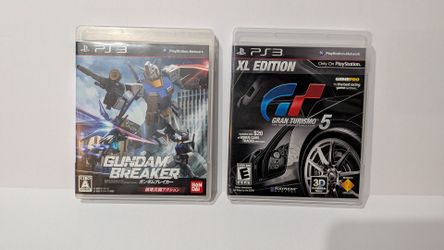 PS3 Games Bundle – Gundam Breaker & Gran Turismo 5 XL