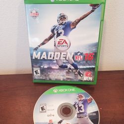 Madden NFL 16 Xbox One Football Video Game
