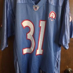 Cortland Finnegan #31 Tennessee Titans/Houston Oilers throwback jersey