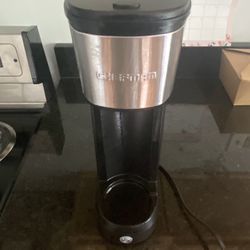 Chefman Black/Silver Coffee Machine (K-cup)