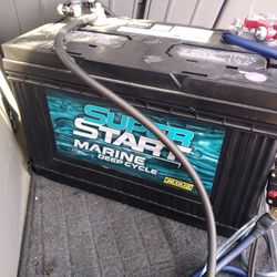 2021 Deep Cycle Battery....Barley Use...was Just Used For Car Audio 