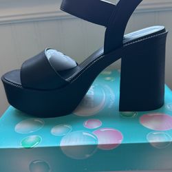 Black Platform Heel