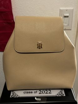 Leather Medium Backpack Bag