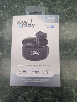 Sound Play True Wireless Earbuds NEW