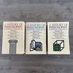 A HISTORY OF PHILOSOPHY - FREDERICK COPLESTON, SJ.: Volumes 1-9 Complete