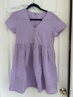 Lavender Mini Dress from Madewell