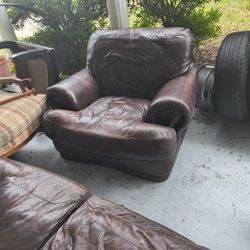 Great Brown Leather Chair.