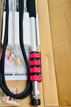 VEVOR Pressure Washer Telescoping Wand, 18 ft., 4000 psi, Telescopic Spray Wand with Gutter Power Washer Extension Wands