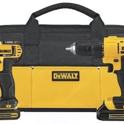 Dewalt 20v MAX drill/impact combo