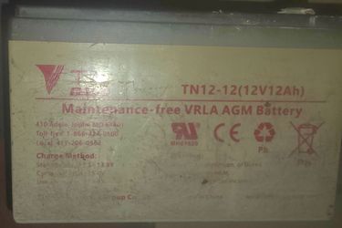 Used Recharable Battery 12-12 12V 12Ah VRLA AGM