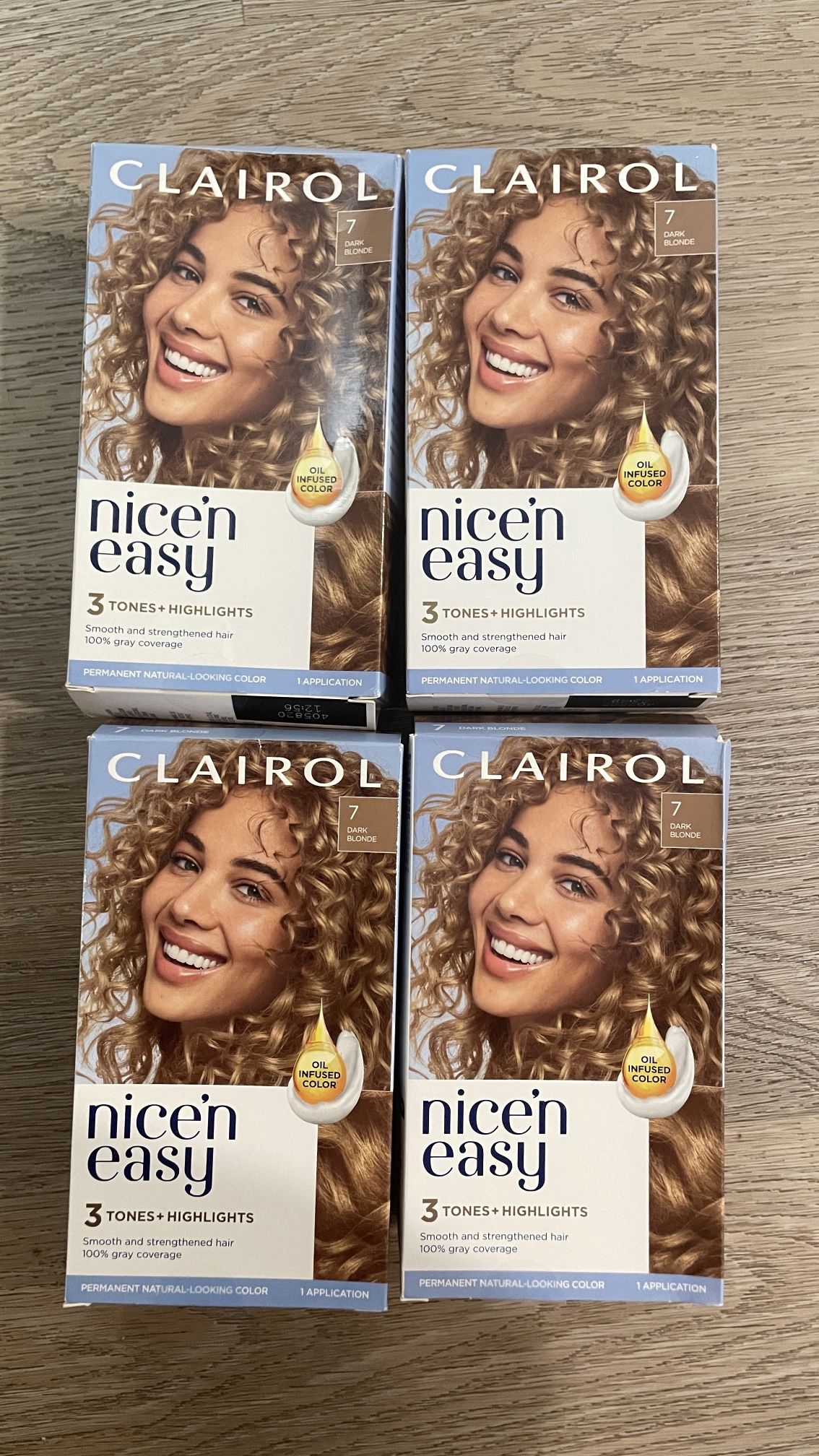 clairol hair color #7 dark blonde 7boxes for $25