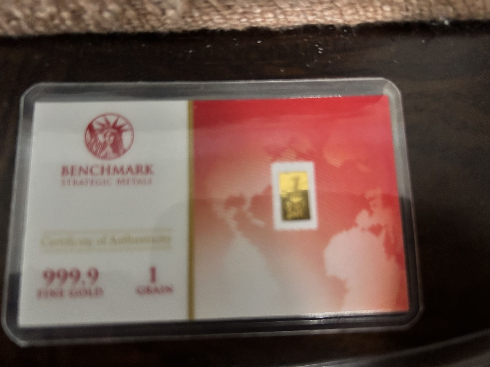1 Grain Gold Bar