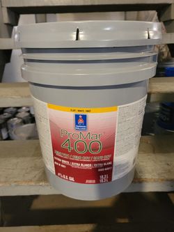 5 Gallons Of Pro-Mar Interior Flat 