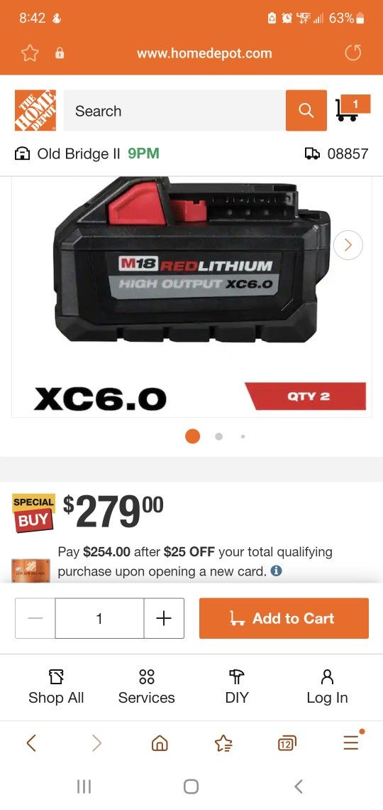 Milwaukee M18 HIgh Performance 2 Pack