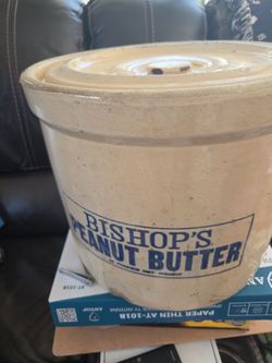 Vintage Clay Crock with Lid