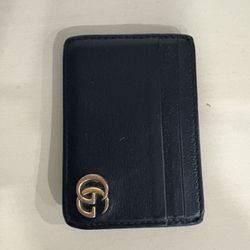 Black Leather Gucci Wallet For Men 