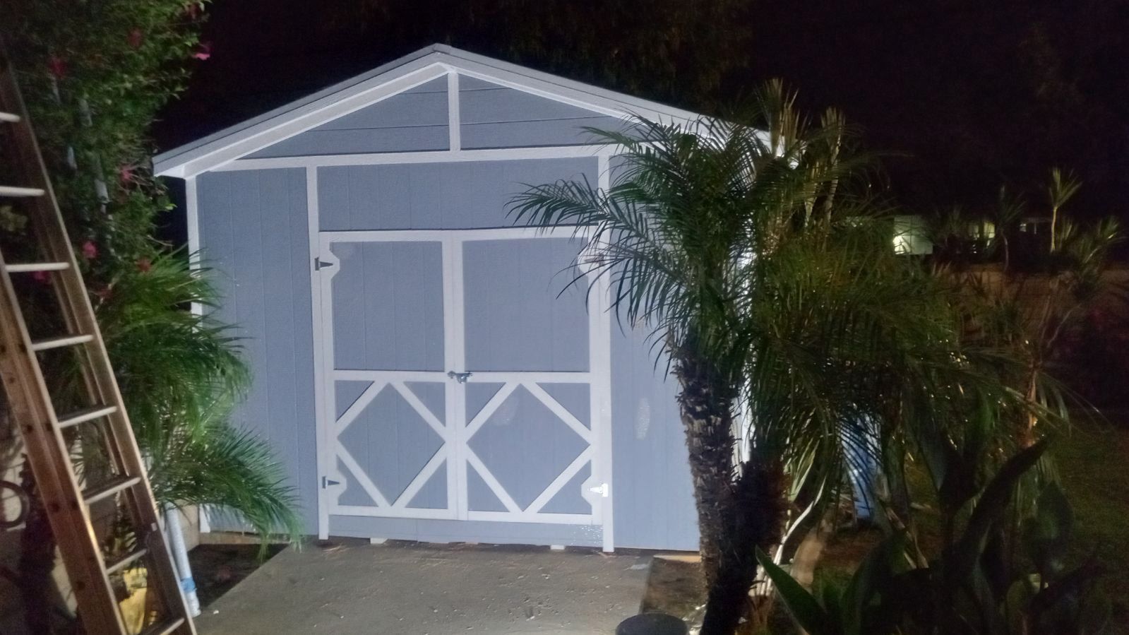 10x12x10 Storage Shed With Overhang