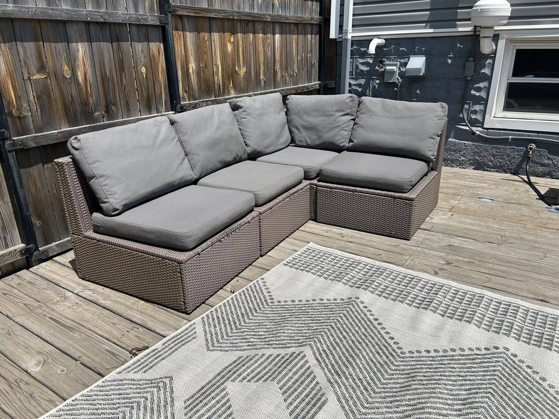 Outdoor Four Piece Sectional