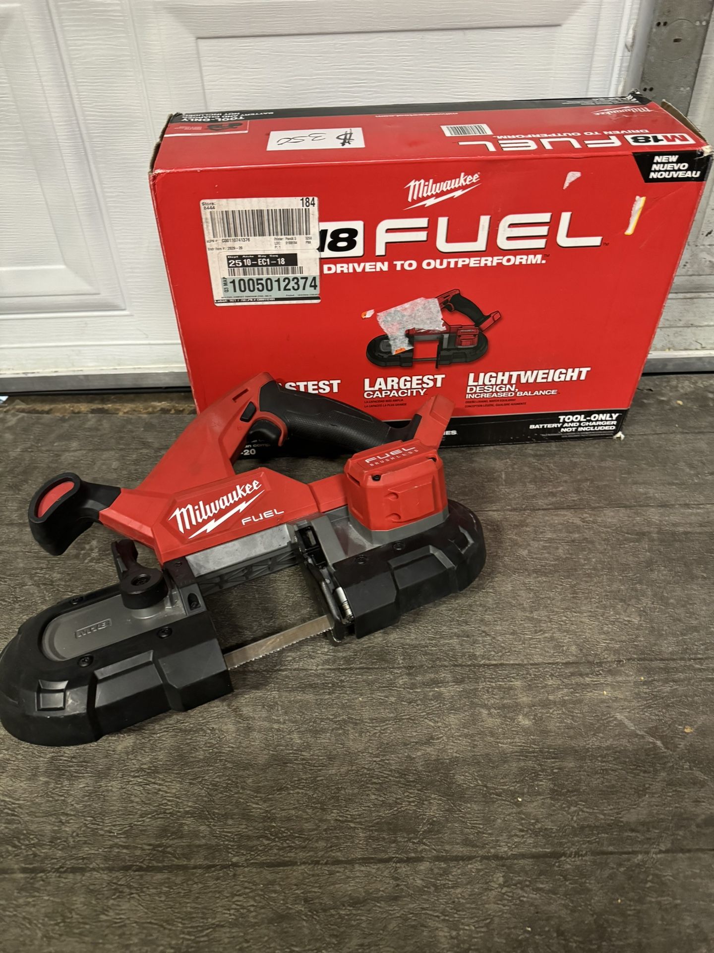 Milwaukee M18 FUEL 18V Lithium-Ion Brushless Cordless Compact Bandsaw (Tool-Only)