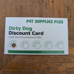 Self Service Dog wash Card