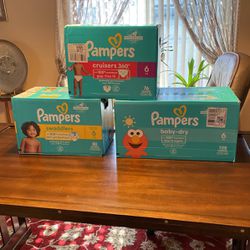 Diapers PAMPERS Size 6 New Discount