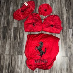 Ferrari original OEM  car cover set for a Ferrari F355 Spider.
