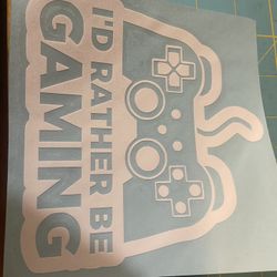gamer car decal / sticker