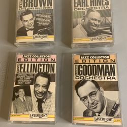 Jazz Collectors Edition Cassette Set Of 4, Two New And Two Used