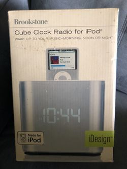 Cube clock Radio for iPod for Sale in Austell GA OfferUp