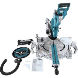 Makita 18V X2 LXT® Lithium‑Ion (36V) Brushless Cordless 12" Dual‑Bevel Sliding Compound Miter Saw, AWS™ Capable and Laser
