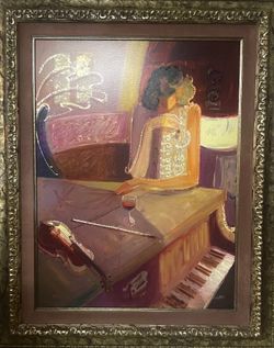 Sabzi Women Wine And Piano