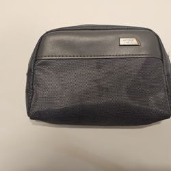 Tumi Gray Nylon Toiletry Bag for Delta Airlines Business Class Travel Pouch