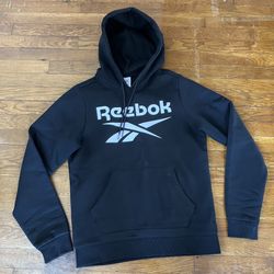 Reebok Hoodie Sweater Pullover Black Size Men S Small