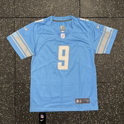 Youth XL #9 Matthew Stafford Detroit Lions Jersey