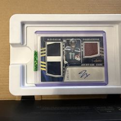 2023 Panini Absolute Jaxon Smith-Njigba Rookie Patch Auto /199 Seahawks RPM-JSN