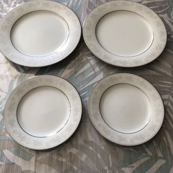 Noritake “Misty” 2 Salad Plates & 2 Dessert Plates