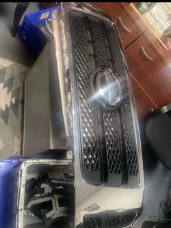 Nissan 2016-19 Titan 999G7-W4000 Front grille W/O Cam Matt-Black 62310-EZ20A