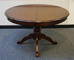 Pier 1 Round Extension Antique Dining Table