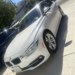 White BMW 328i 2016