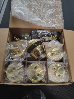 Deadbolts 6 pack with key