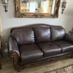 Leather Living Room Set