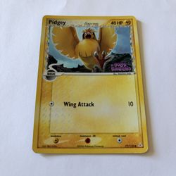 Pokemon Pidgey Holo