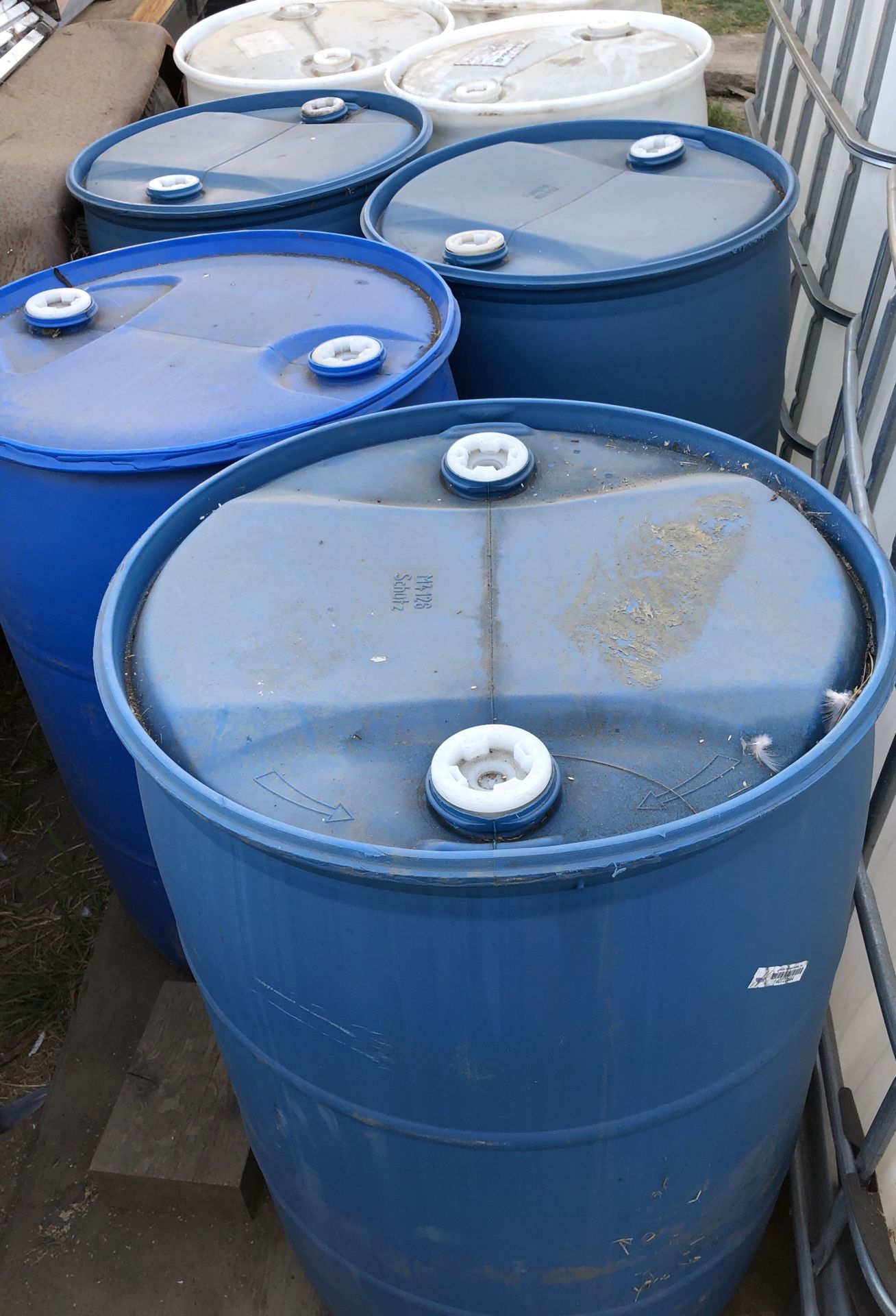 Plastic barrels