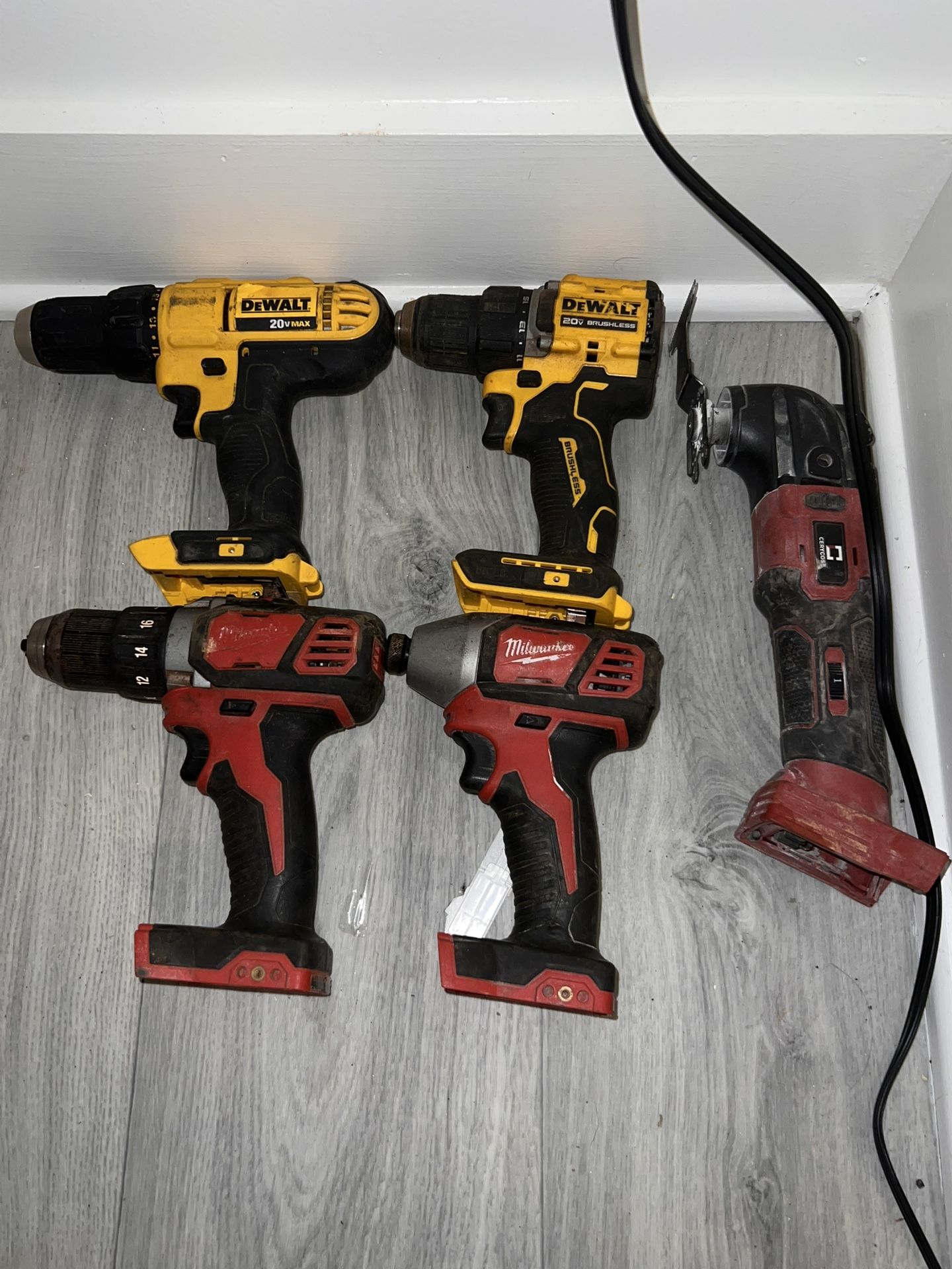 Dewalt And Milwaukee Tools
