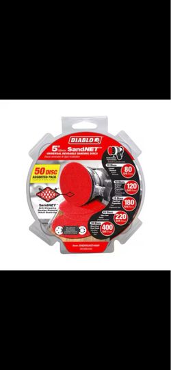 DIABLO 5” Universal Reusable Sanding Discs !!!8 boxes!!!