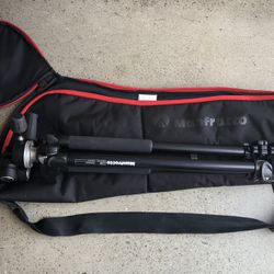 Manfrotto Tripod And Case Like New