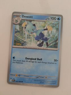 Dewott WHT 022 Pokemon Card