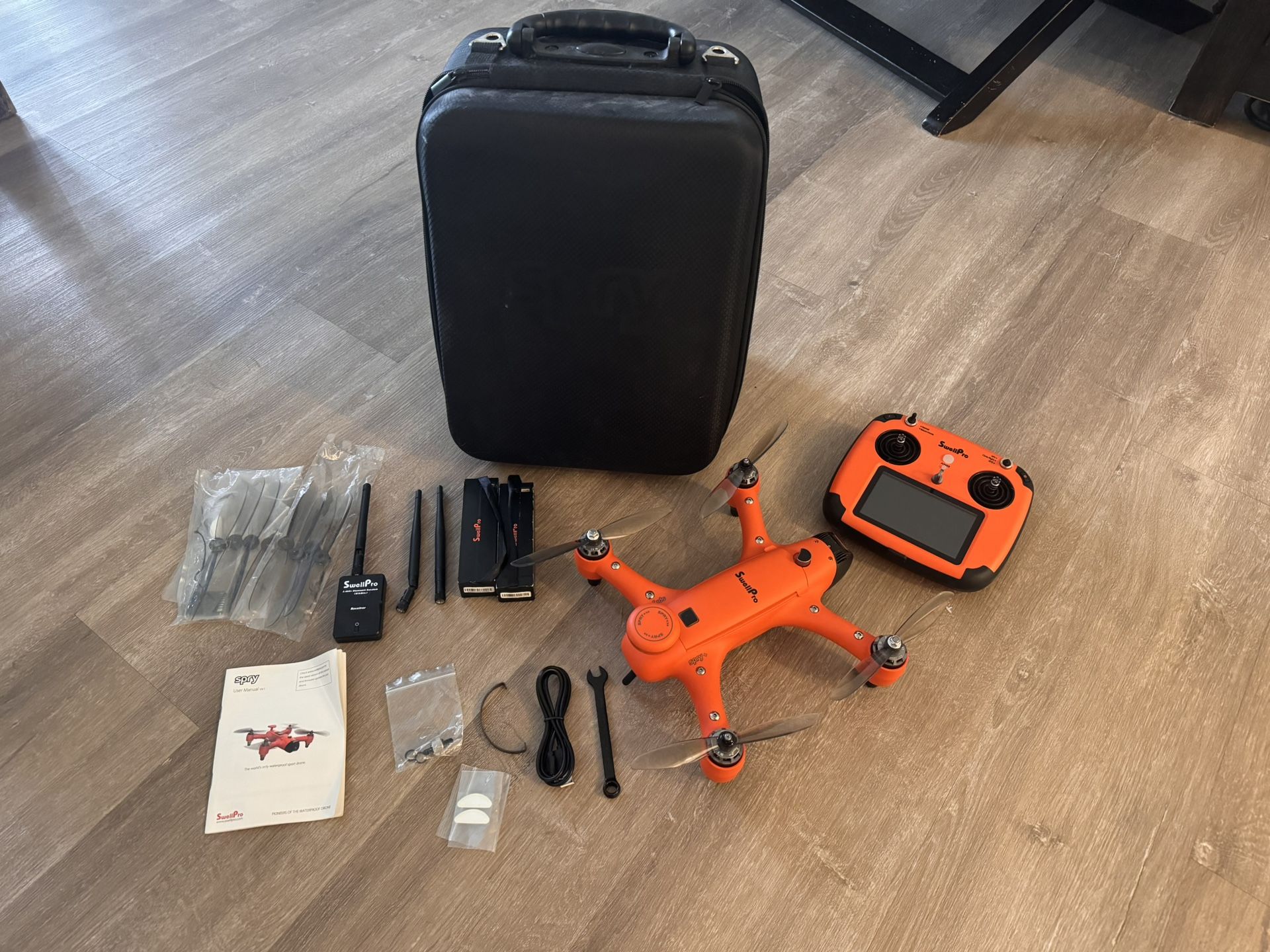 SwellPro Spry+ Waterproof Action Drone- Like New Condition