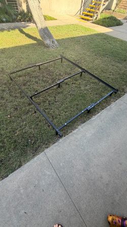 Queen size metal bed frame