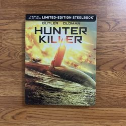 Hunter Killer 4K UHD Blu-ray Combo Pack [4K UHD Blu-ray + Blu-ray + Limited-Edition Steelbook]